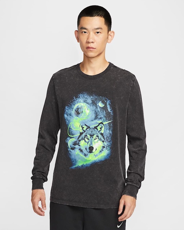 HV1673-010 / NIKE / ナイキ /メンズ ロングスリーブ バスケットボールTシャツ/ バスケットボール / JPサイズ