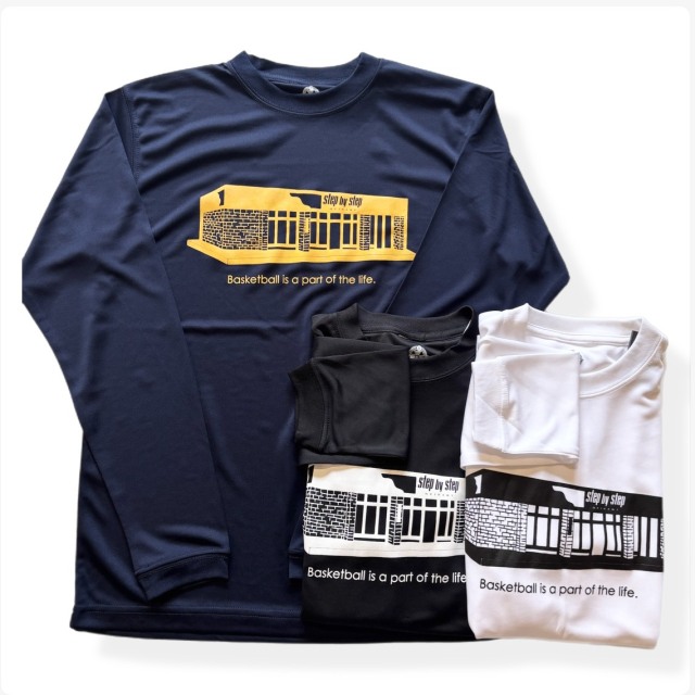 SBSPOLS-2402 / 当店限定商品 / STEPBYSTEP / ステップバイステップ / ロングTシャツ / ロンT / ポリエステル / バスケットボール
