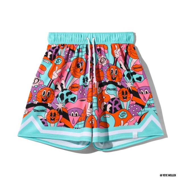 SMP26005Y/ スポルディング / SPALDING / ジャージーショーツ イェイェウェラー カラー ザ コート /パンツ/ バスケ / バスケットボール