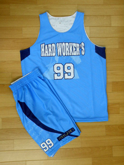 【【デザインサンプル】　HARD WOKERS（クラブチーム）　昇華リバーシブル（上下）