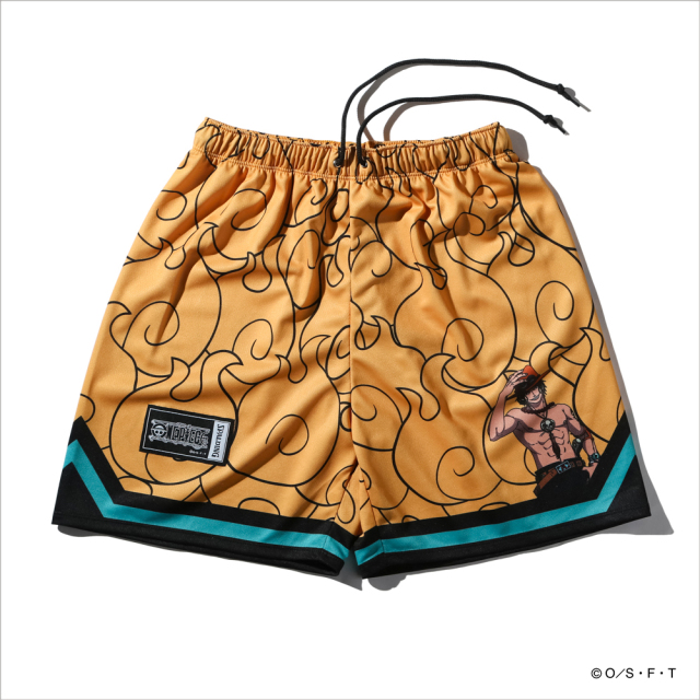 SMP25108P / スポルディング / SPALDING / パンツ /ジャージーショーツ ONE PIECEメラメラの実 /  バスケ / バスケットボール