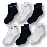 【ネコポス対応※2足まで可】SBS002 / STEP BY STEP / ステップバイステップ / ミドルソックス / オリジナルソックス