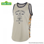 22866SESAME STREET BOTANICAL TANKTOP ORANGE/セサミストリート/タンクトップ/BFIVE/ビーファイブ/バスケットボール