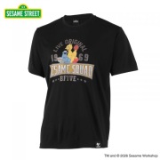 22854/SESAME STREET SQUAD TEE BLACK/セサミストリート/Tシャツ/BFIVE/ビーファイブ/バスケットボール