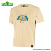 22858/SESAME STREET PEACE TEE BEIGE/セサミストリート/Tシャツ/BFIVE/ビーファイブ/バスケットボール