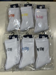 【ネコポス対応※2足まで可】SBS002 / STEP BY STEP / ステップバイステップ / ミドルソックス / オリジナルソックス