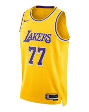 DN2009-741/ロサンゼルス・レイカーズ アイコンエディション/メンズ ナイキ Dri-FIT NBA スウィングマン ジャージ/ルカドンチッチ/NBAユニフォーム/バスケットボール/USサイズ