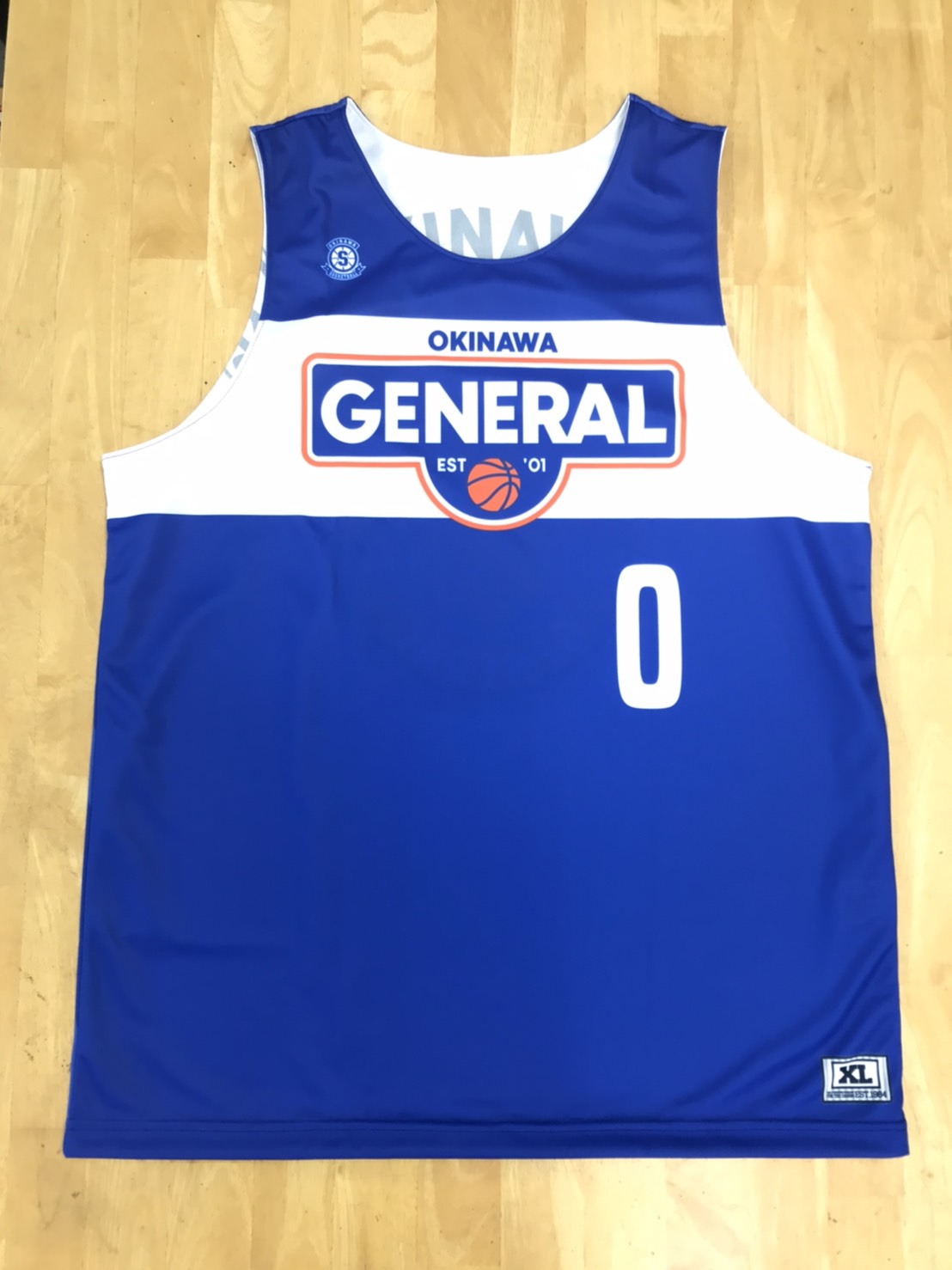 【デザインサンプル】　沖縄ゼネラル（一般）　昇華リバーシブルシャツ