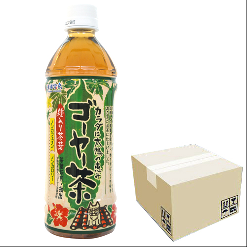沖縄旅行/修学旅行/沖縄お土産/ 沖縄宝島 ゴーヤ茶 500ml × 24本セット 4582112260238