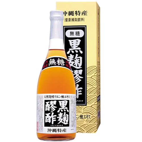 ヘリオス酒造 黒麹もろみ酢 無糖 720ml×6本