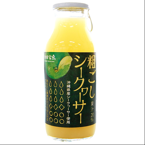 沖縄宝島 粗ごしシークワーサー 180ml 4582112265653