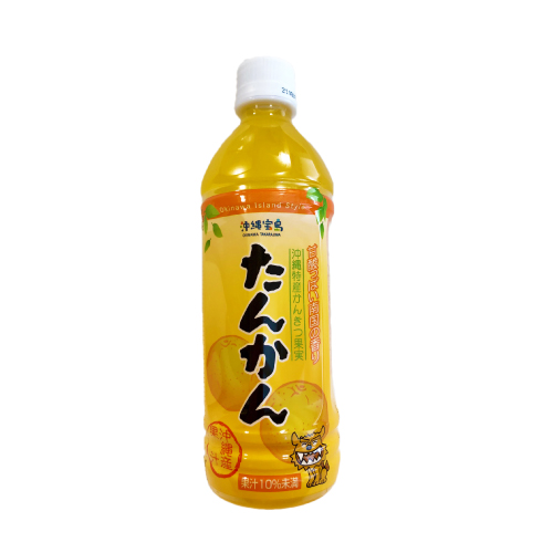 沖縄宝島 素材活力 たんかん 500ml ペットボトル 4582112262713