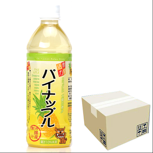 沖縄宝島 素材活力 パイナップル 500ml × 24本セット 4582112262720