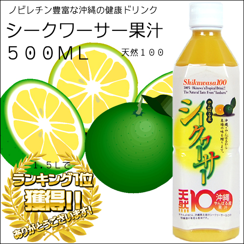 沖縄旅行/修学旅行/沖縄お土産/ 沖縄宝島 やんばる産シークワーサー100 500ml 4582112261617