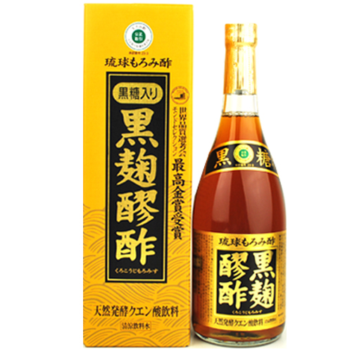 ヘリオス酒造　黒麹もろみ酢　黒糖 720ml　