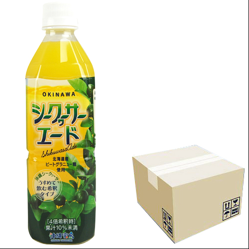 沖縄宝島 シークワーサーエード 500ml × 12本セット 4582112265820