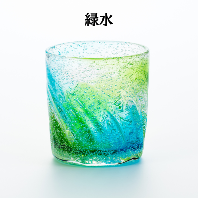 琉球ガラス村　清一工房　ビーチグラス　緑水　4573487350808