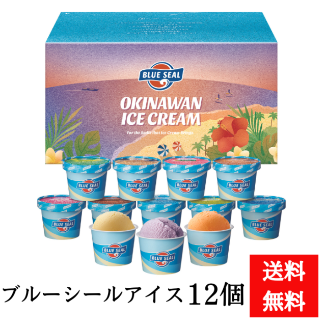ブルーシールアイスクリームギフト12個入り　4954337402968
