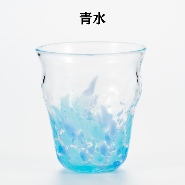 琉球ガラス村　清一工房　古宇利グラス　青水　4573487350174