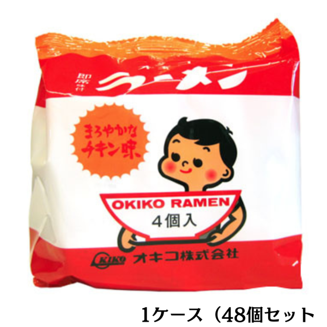 元祖オキコラーメン（28g×4袋入り）48個セット（送料無料）