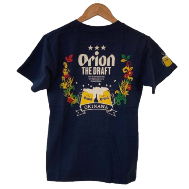 オリオンビールTシャツ　乾杯　紺　XXL