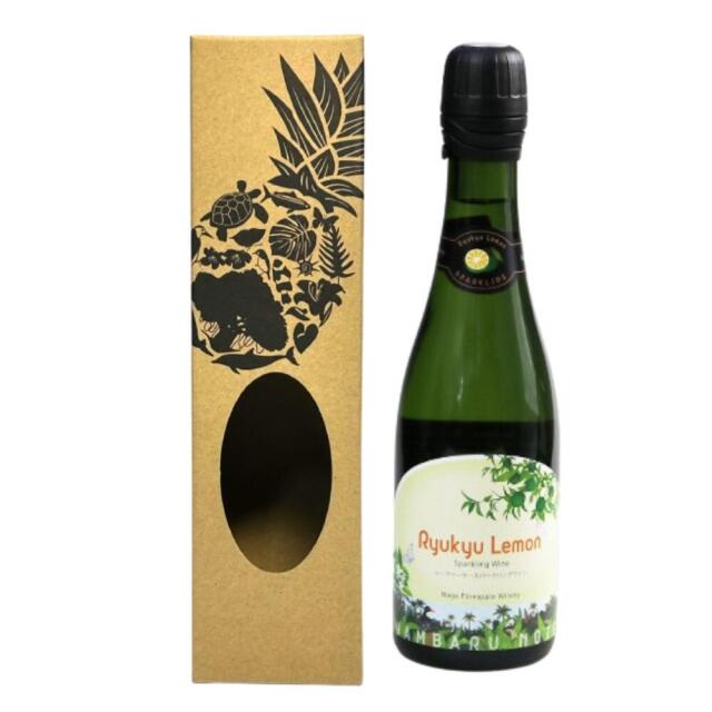 名護パイナップルワイナリー　琉球レモン（シークヮーサースパークリング）375ml　6度