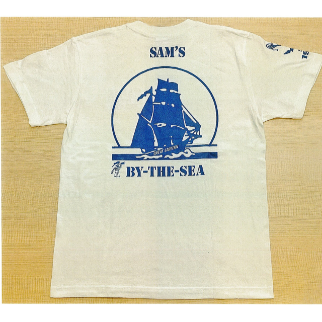 サムズバイザシーオリジナルTシャツ　紺　Sサイズ