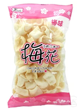 梅花うめふぁー 66g 玉木製菓 軽い食感 スナック菓子4963260431150