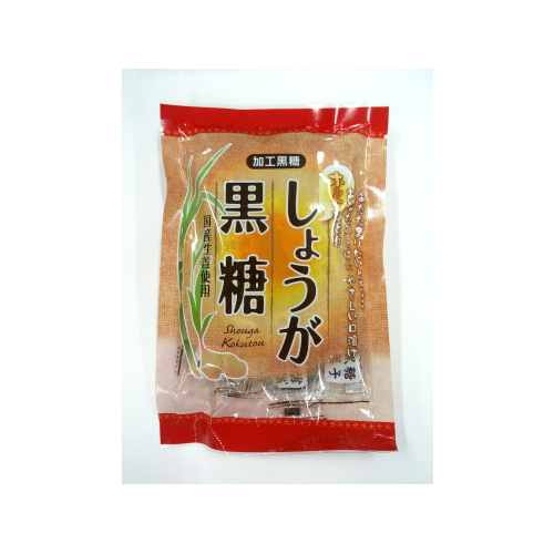 沖縄宝島 高知県産生姜を使った しょうが黒糖 120g入り袋 4582112265288