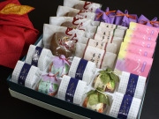 翁屋和菓子詰め合わせ蘭【風呂敷包みひな祭り】