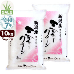 令和7年産 新潟産 ミルキークイーン 10kg(5kg×2袋) 米 もちもち食感 初夏セール
