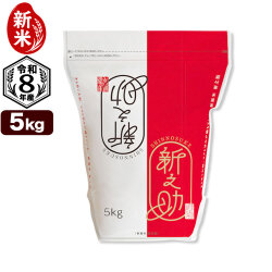 新米 令和8年産 新潟産 新之助 5kg チャック付き保存袋 米