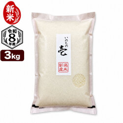 新米 令和8年産 新潟産 いのちの壱 3kg 米