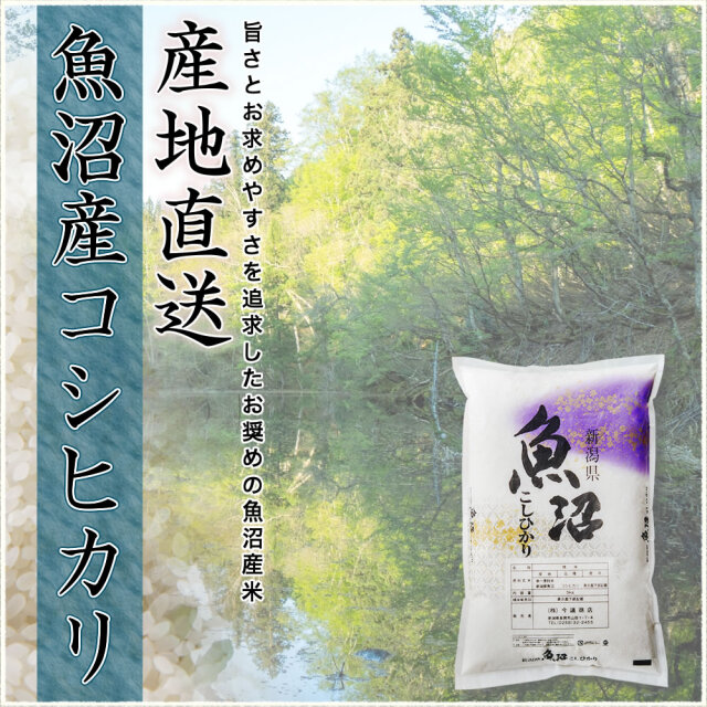 令和7年産 産直 魚沼産コシヒカリ 5kg