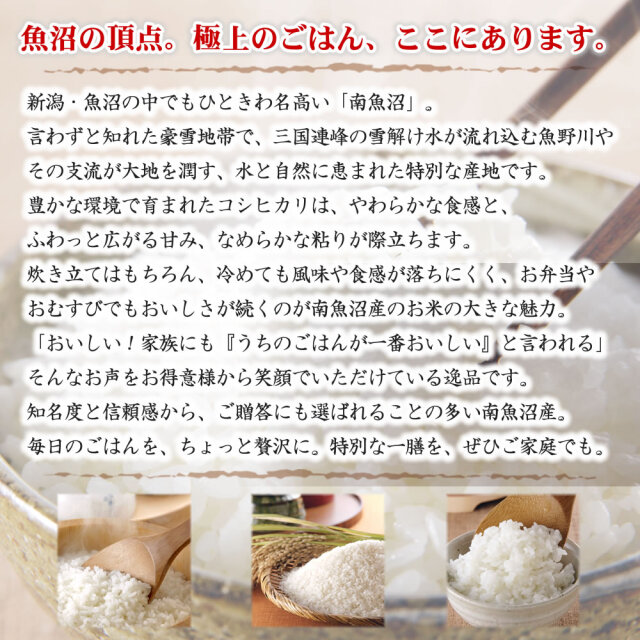 地域限定】令和7年産 新潟県南魚沼産コシヒカリ 5kg 地域限定】令和7年産 新潟県南魚沼産コシヒカリ 5kg