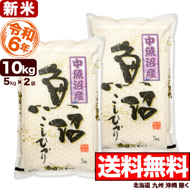 令和6年産☆新潟県 魚沼産こしひかり 新米 令和6年産 新潟県中魚沼産 