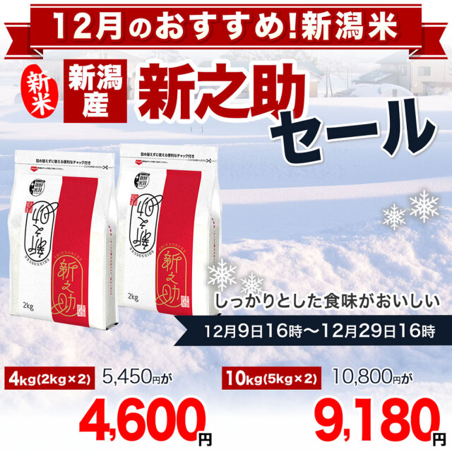 令和7年産 新潟県産 新之助 10kg(2kg×5袋)新鮮密封 窒素充填包装 令和7年産 新潟県産 新之助 10kg(2kg×5袋)新鮮密封 窒素充填包装