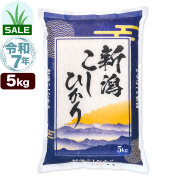 令和7年産 新潟産 コシヒカリ 山並 5kg 米【五月晴れセール】