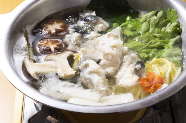ふぐ鍋セット　料理