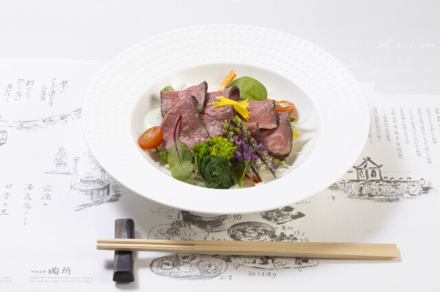 ロースとビーフ中身