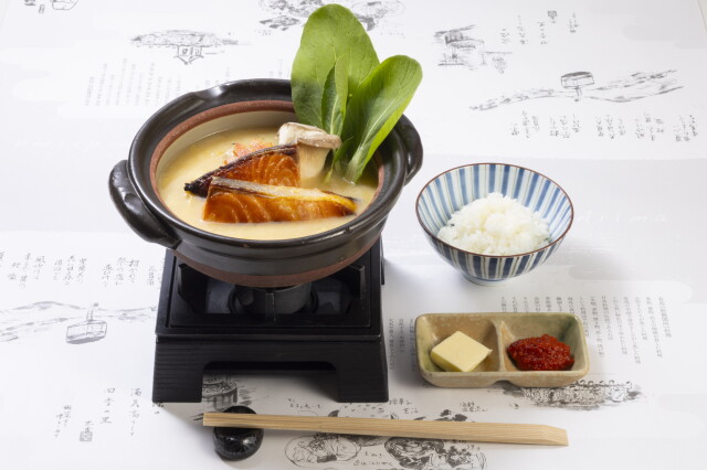 鮭の味噌漬けＬ　料理