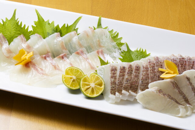 鯛鍋　盛り付け１