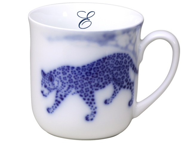 ブルーサファリ　マグ（ジャガー）＜レンジ対応＞【カラーイニシャル1文字】