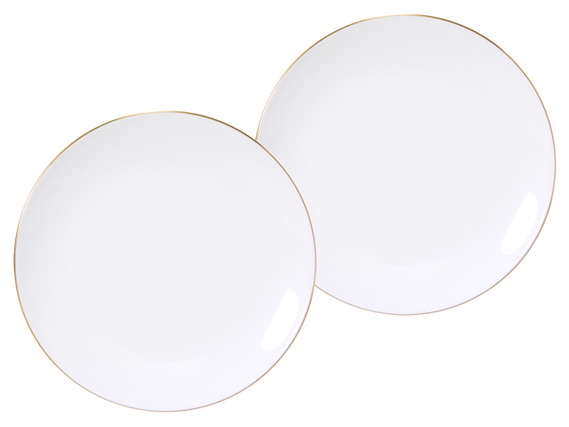 大倉陶園 OKURAゴールドライン（クープシェープ）パン皿16㌢6枚セット 金縁 ゴールドライン（クープシェープ） 17mパン皿