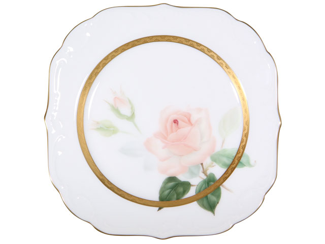 レア手描きマイセンケーキ皿3枚セット