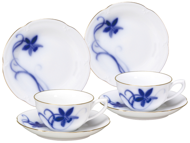 ＜直営店限定＞ブルーカトレア　ティータイムペアセット