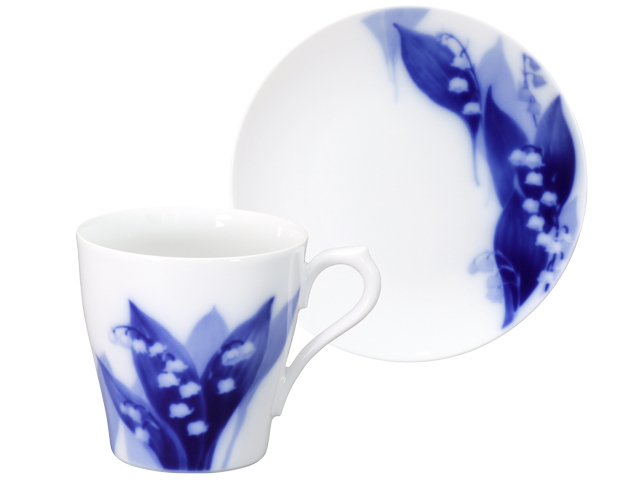 ＜直営店限定＞すずらん　マグ・16cmプレートセット　＜レンジ対応＞【特別セット】