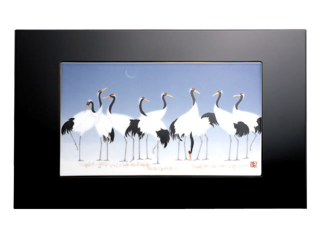 大倉陶園　陶額　「黎明（れいめい）」