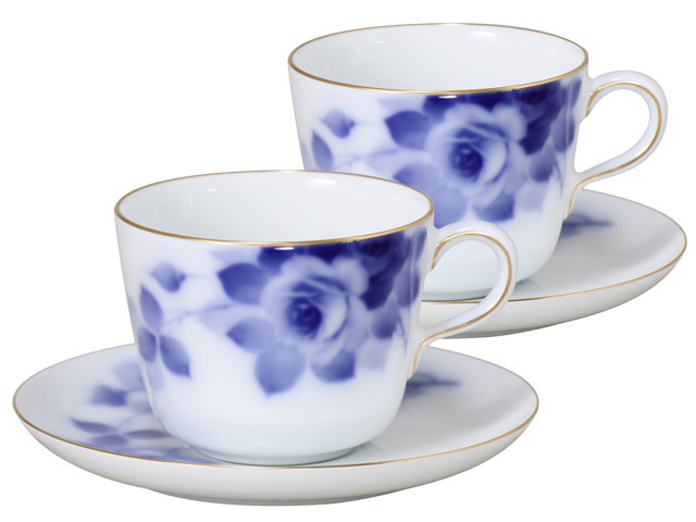 直営店限定＞ブルーローズ（8011） カフェスペシャルペアセット
