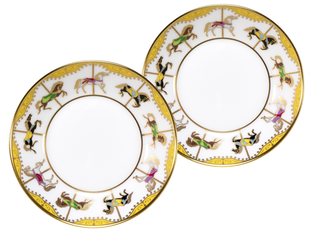 うまくゆく 回転木馬 10cmミニディッシュペアセット